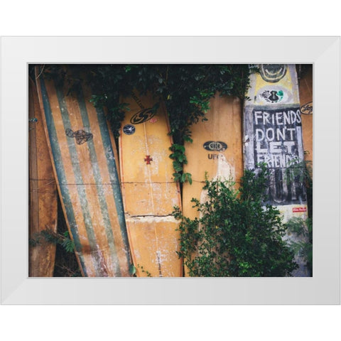 Hawaii View X White Modern Wood Framed Art Print by Mead, Adam