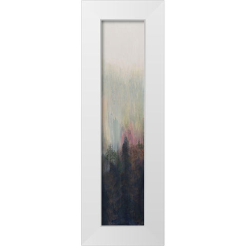 Pacific Northwest Panel III White Modern Wood Framed Art Print by Iafrate, Sandra