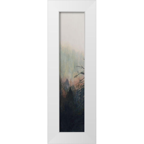 Pacific Northwest Panel IV White Modern Wood Framed Art Print by Iafrate, Sandra