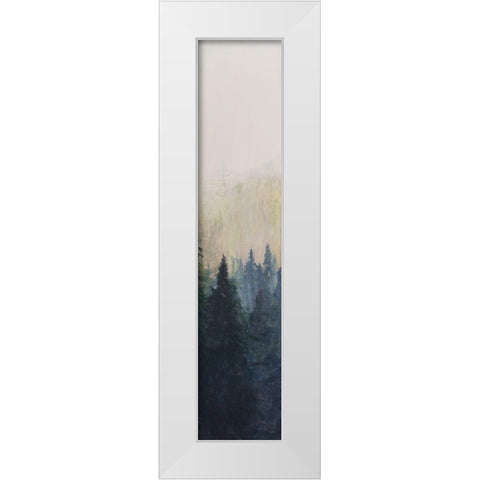 Pacific Northwest Panel VII White Modern Wood Framed Art Print by Iafrate, Sandra