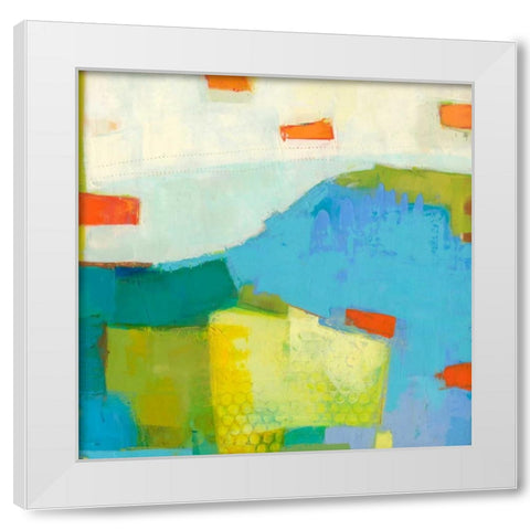 Keswick III White Modern Wood Framed Art Print by Jachimiec, Sue