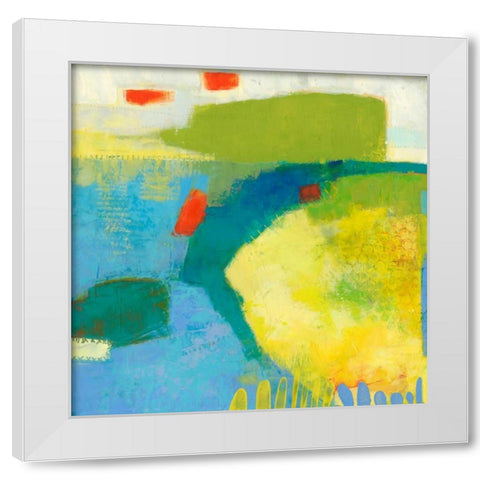 Keswick IV White Modern Wood Framed Art Print by Jachimiec, Sue