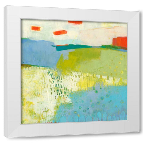 Keswick V White Modern Wood Framed Art Print by Jachimiec, Sue