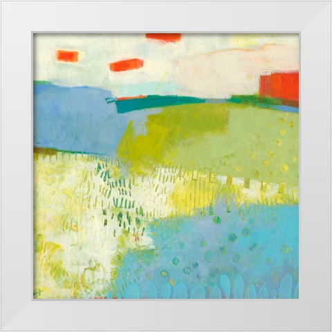Keswick V White Modern Wood Framed Art Print by Jachimiec, Sue