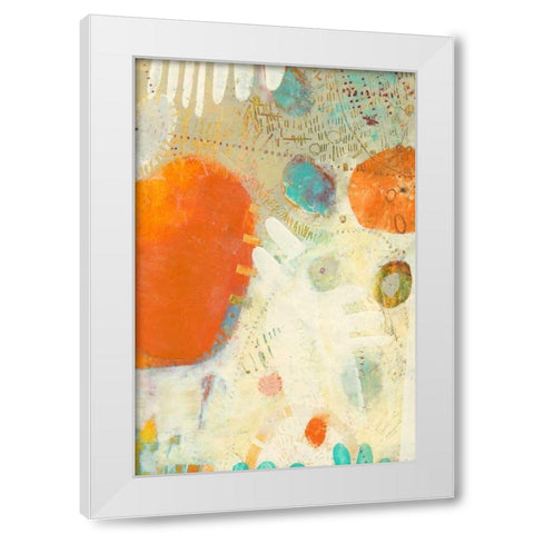 Phenix I White Modern Wood Framed Art Print by Jachimiec, Sue