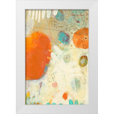 Phenix I White Modern Wood Framed Art Print by Jachimiec, Sue