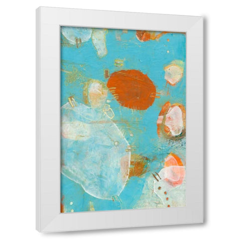 Phenix II White Modern Wood Framed Art Print by Jachimiec, Sue