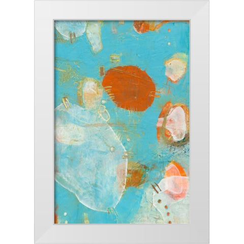 Phenix II White Modern Wood Framed Art Print by Jachimiec, Sue