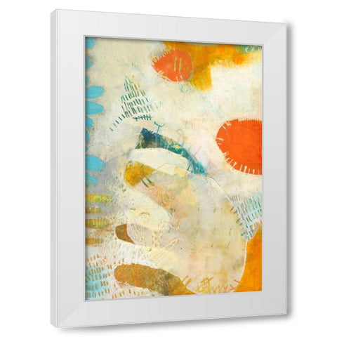 Phenix III White Modern Wood Framed Art Print by Jachimiec, Sue