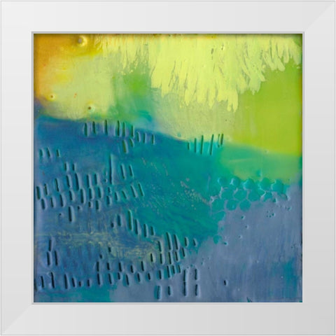 Southern Shores I White Modern Wood Framed Art Print by Jachimiec, Sue