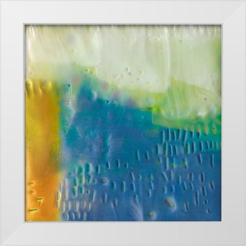 Southern Shores II White Modern Wood Framed Art Print by Jachimiec, Sue