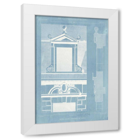 Details of French Architecture III White Modern Wood Framed Art Print by Vision Studio