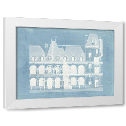 Architecture Francaise I White Modern Wood Framed Art Print by Vision Studio