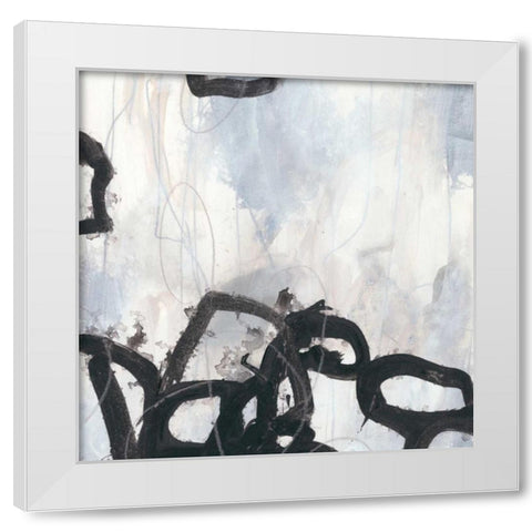Causal Gesture IV White Modern Wood Framed Art Print by Vess, June Erica
