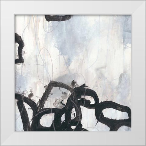 Causal Gesture IV White Modern Wood Framed Art Print by Vess, June Erica