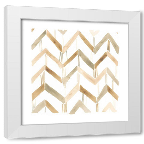 Mombasa Memories VII White Modern Wood Framed Art Print by Vess, June Erica