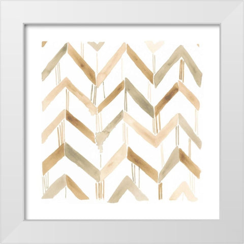 Mombasa Memories VII White Modern Wood Framed Art Print by Vess, June Erica