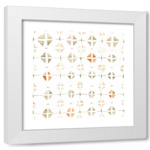 Mombasa Memories VIII White Modern Wood Framed Art Print by Vess, June Erica