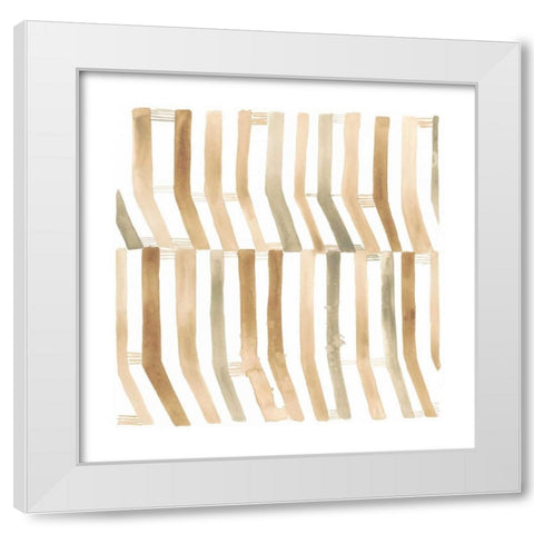 Mombasa Memories IX White Modern Wood Framed Art Print by Vess, June Erica