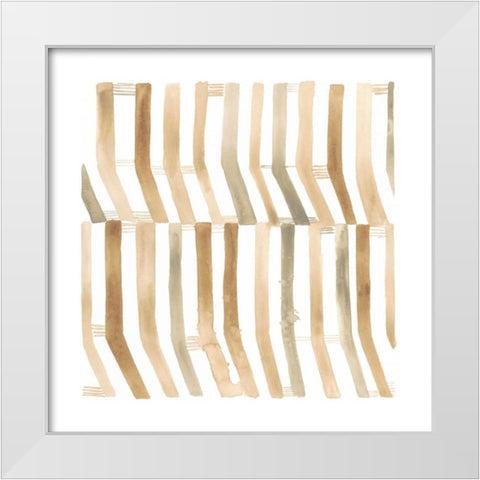 Mombasa Memories IX White Modern Wood Framed Art Print by Vess, June Erica