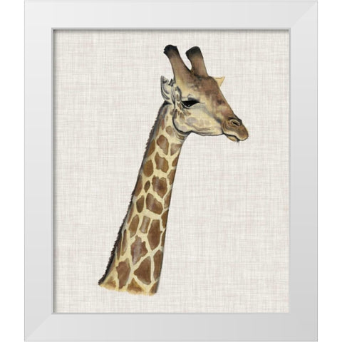 Savanna Impressions II White Modern Wood Framed Art Print by McCavitt, Naomi