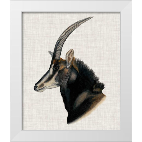 Savanna Impressions III White Modern Wood Framed Art Print by McCavitt, Naomi