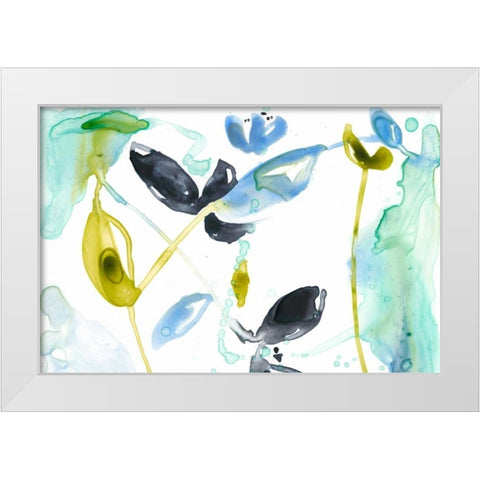 Hanging Garden I White Modern Wood Framed Art Print by Goldberger, Jennifer