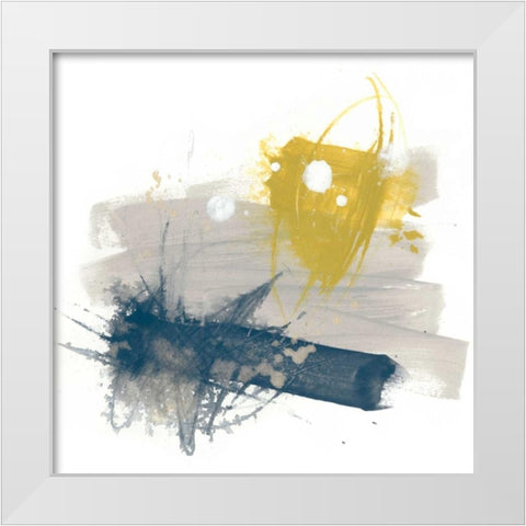 Bitte I White Modern Wood Framed Art Print by Vess, June Erica