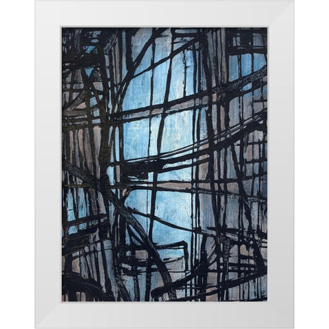 Articulated Color IV White Modern Wood Framed Art Print by Schicker, Joshua