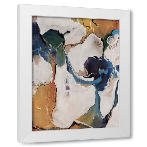 Boardwalk White Modern Wood Framed Art Print by Edmunds, Sydney