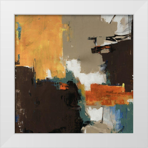 Peanut Butter Cup White Modern Wood Framed Art Print by Edmunds, Sydney