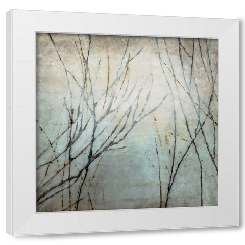 Winter Song White Modern Wood Framed Art Print by Taylor, Kari