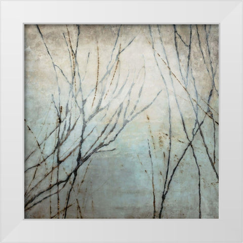 Winter Song White Modern Wood Framed Art Print by Taylor, Kari