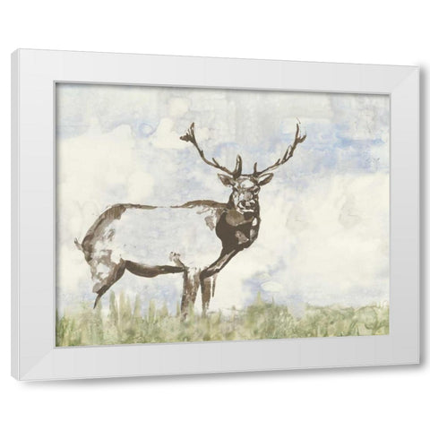 Wild Call II White Modern Wood Framed Art Print by Goldberger, Jennifer