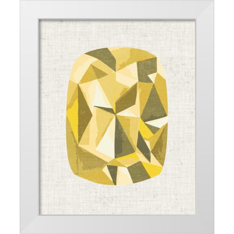 Bijou I White Modern Wood Framed Art Print by Zarris, Chariklia