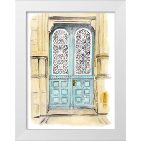 Warm Welcome II White Modern Wood Framed Art Print by McCavitt, Naomi