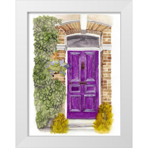 Warm Welcome IV White Modern Wood Framed Art Print by McCavitt, Naomi