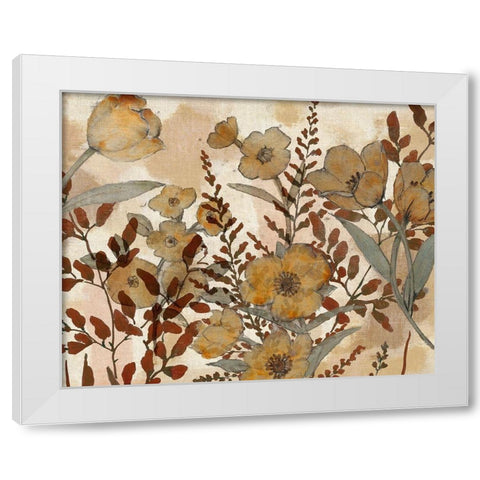 Sienna Arrangement I White Modern Wood Framed Art Print by Studio W