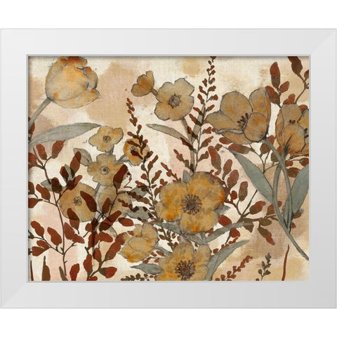 Sienna Arrangement I White Modern Wood Framed Art Print by Studio W