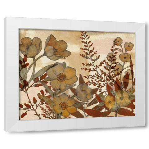 Sienna Arrangement II White Modern Wood Framed Art Print by Studio W