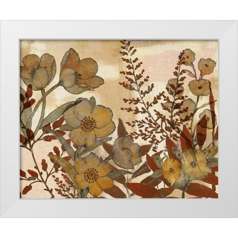 Sienna Arrangement II White Modern Wood Framed Art Print by Studio W