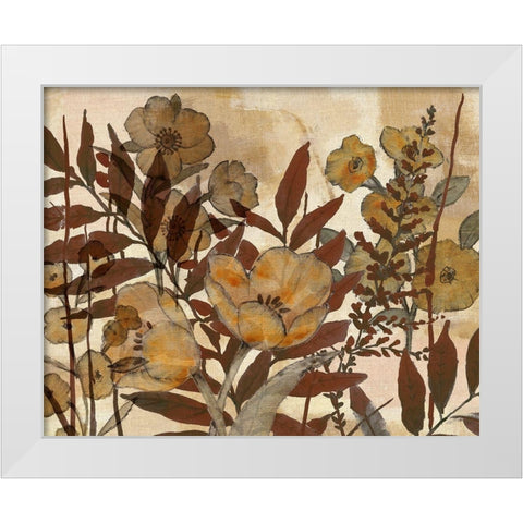 Sienna Arrangement III White Modern Wood Framed Art Print by Studio W