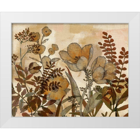 Sienna Arrangement IV White Modern Wood Framed Art Print by Studio W