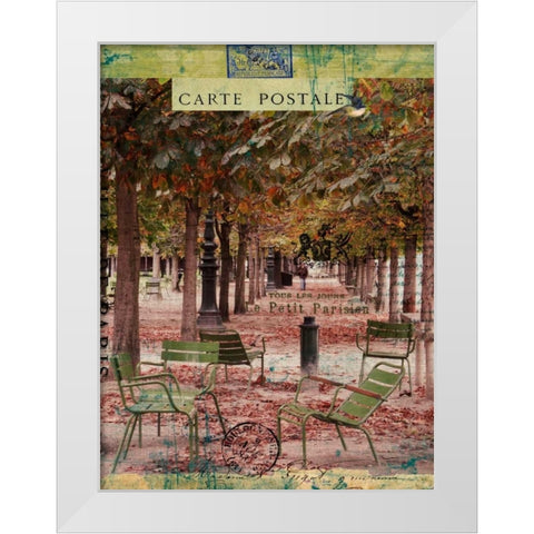 Collected Autumn IV White Modern Wood Framed Art Print by Lloyd, Sandy