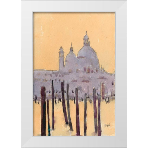 Venice Watercolors VIII White Modern Wood Framed Art Print by Dixon, Samuel