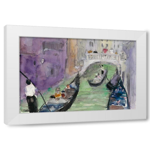 Venice Watercolors IX White Modern Wood Framed Art Print by Dixon, Samuel
