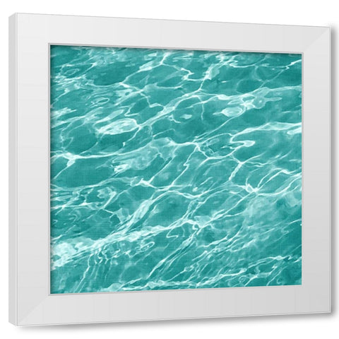 Ripple I White Modern Wood Framed Art Print by Zarris, Chariklia