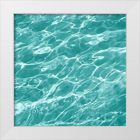 Ripple I White Modern Wood Framed Art Print by Zarris, Chariklia