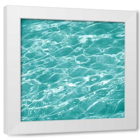 Ripple II White Modern Wood Framed Art Print by Zarris, Chariklia