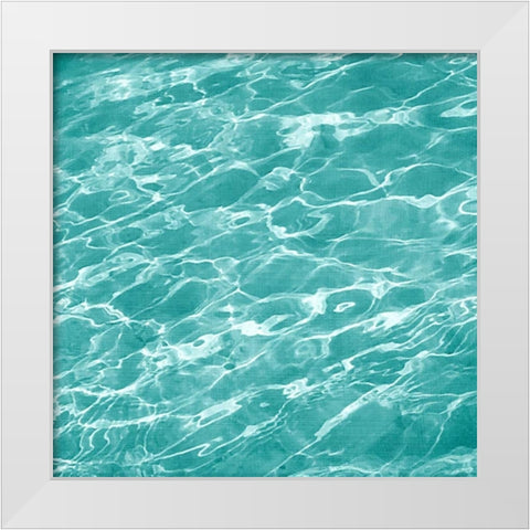 Ripple II White Modern Wood Framed Art Print by Zarris, Chariklia